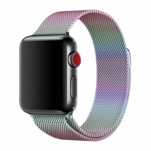 Ремешок для Apple watch 38/40/41mm Milanese Loop Band Chameleon